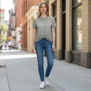 Gray Asymmetrical top
New